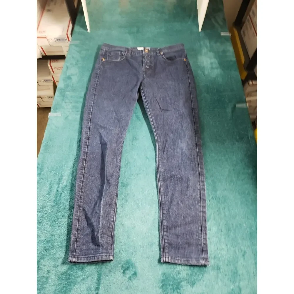 Loft Jeans Size 6 Petite Women Blue Pants Denim Stretch Mid Rise Modern Skinny